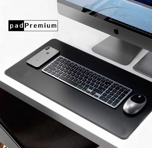 Desk Pad Gamer 68x30cm Mouse Pad Grande Em Couro Sintético