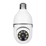 Camara Ip Rotica Tipo Bombillo Wifi 360° Vision Nocturna