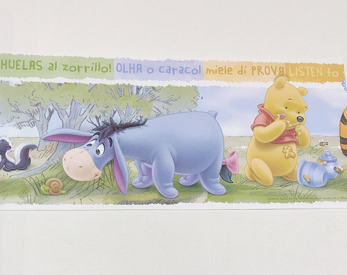 Guarda Vinilica Infantil Muresco Disney 2566-1 Winnie Pooh 
