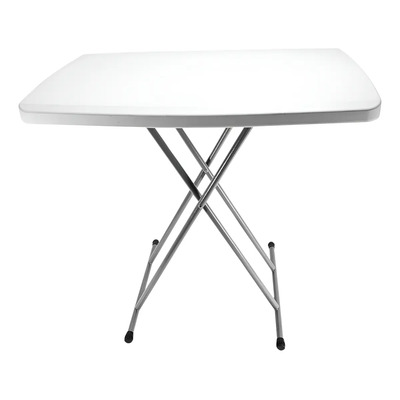 Mesa Plegable De Plástico Para Jardín Rectangular 75 Cm Color Blanco | Meses sin interés