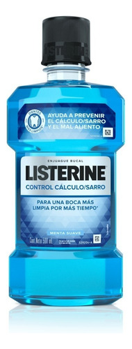 Enjuague Bucal Listerine® anti-sarro X 500 Ml.