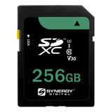 Tarjeta Memoria Cámara Synergy Digital 256 Gb, Sdxc Uhs-i,