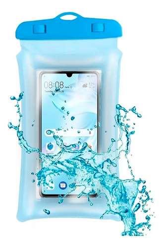 Funda Impermeable De Celular Contra El Agua Con Flotador