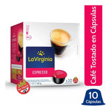 Cápsulas La Virginia Dolce Gusto Espresso Caja X 10 Unid  