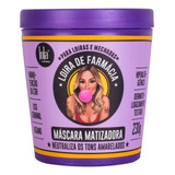 Máscara Matizadora Loira De Farmácia Lola Cosmetics 230g