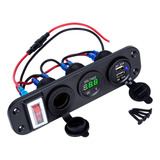 Cargador Doble Usb Y Toma De Encendedor 12v For Auto 1