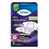 Fraldas Para Adultos Descartáveis Tena  Slip Noturna G X 7 U