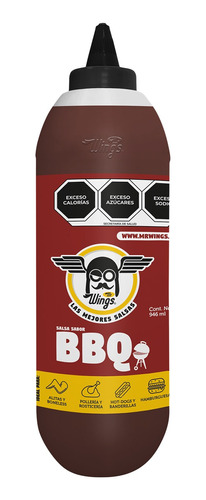 Salsa Bbq Mr Wings 946 Ml Alitas, Carne, Mariscos, Botanas