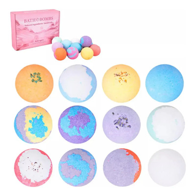 12 Burbujas De Baño Sal Marina Aceites Esenciales | MercadoLibre