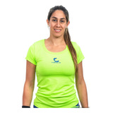 Remera Deportiva Mujer Corveth Verde Fluo Mcr3