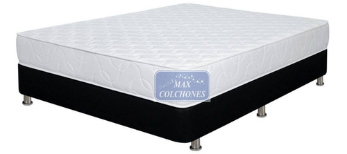 Colchón 100cm Semi Ortopédico Y Base Cama Medellín Económica