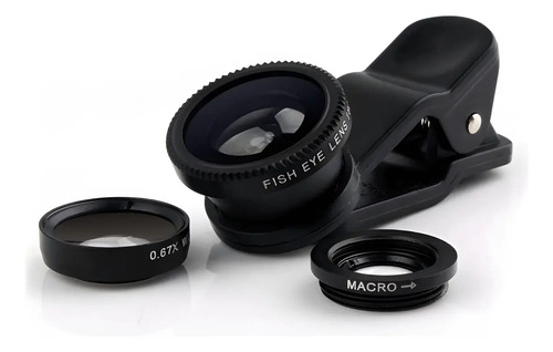 Lente Ojo De Pescado Gran Angular Para Celular 3 Lentes En 1 | Meses sin interés