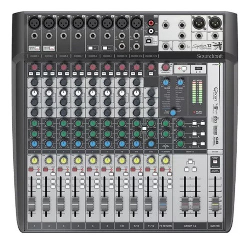 Console Soundcraft Signature 12 Mtk De Mistura 110v/240v