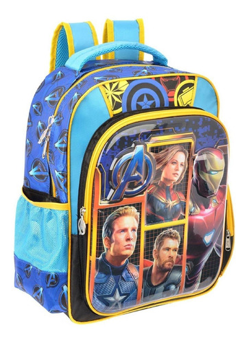 Mochila Primaria Avengers 155406 Color Azul