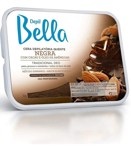 Cera Depilatória Quente 1kg Depil Bella + Brinde 