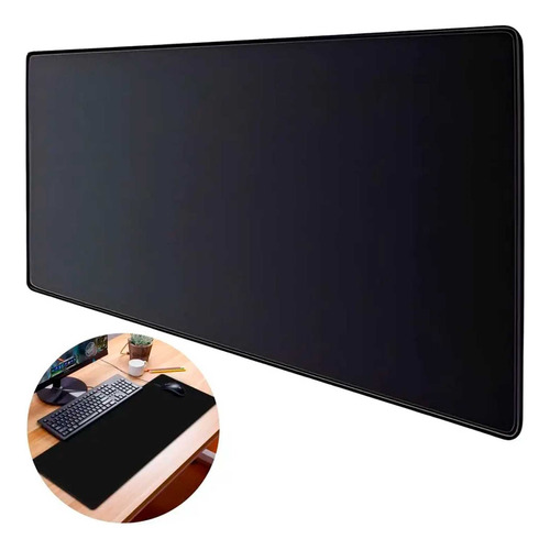 Mousepad Para Jogo Game Profissional Extra Grande Preto Liso