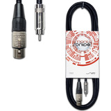 Cable Audio Canon Xlr Hembra A Rca Macho 1 Mts Mscables