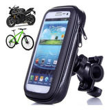 Soporte Porta Celular Moto Impermeable Estuche Bicicleta Xl