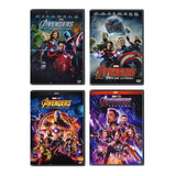 Avengers + Ultron + Infinity War + Endgame Paquete Dvd
