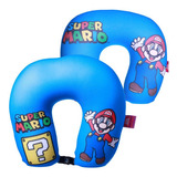 Almofada Pescoço Super Mario Micropérolas Oficial Nintendo