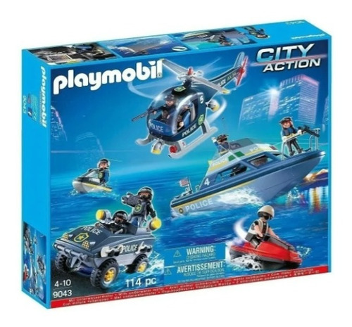 Playmobil City Action Conjunto Policia Swat 9043