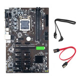 Placa Base Minera B250 Btc Con 2 Cables Sata Lga 1151 Ddr4