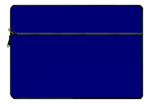 Funda Notebook Neoprene 13 14 15 17 PuLG. C/ Bolsillo | Azul