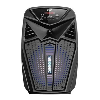 Bocina Bafle Portatil Con Micrófono Karaoke, Bluetooth De 6.5 Pulgadas Marca Kigo Color Negro | Envío gratis