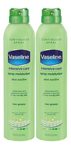 Vaselina Aloe Hidratante En Spray, Twin Pack 6.5 Oz