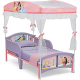 Cama Camita Infantil Disney Princess Con Toldo