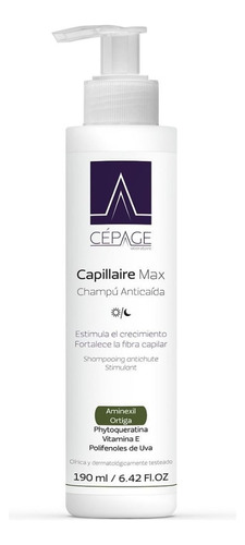 Cepage Capillaire Max Champu Anticaida X190ml