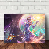 Quadros Decorativos Mdf Jogo - Game Lol Campeã Lux - Skins