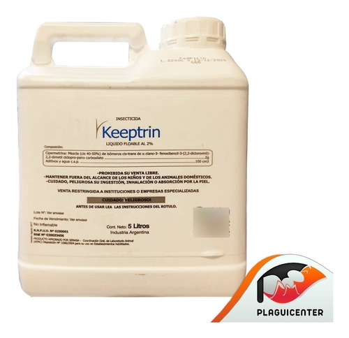 Insecticida Keeptrin Bidon X 5 L