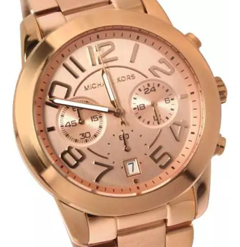 Reloj Michael Kors Mk5727 Rosegold Chronograph Para Mujer