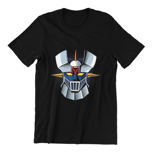 Polera Unisex Mazinger Z Anime Otaku Face Estampado Algodon