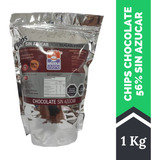 Chips De Chocolate 56% Cacao Sin Azucar 1 Kg Andina Grains 