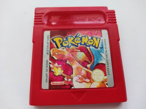 Pokemon Edicion Rojo (eur) Juego Gameboy Gb Gbc Gba