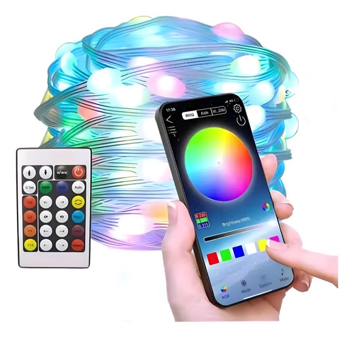 Fita Led Rgb Faixa De Luz 10m Bluetooth Celular App Promoção