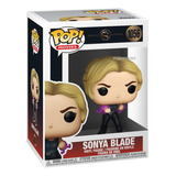 Funko Pop Mortal Kombat Sonya Blade 1056 Original Scarlet