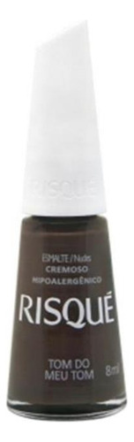 Esmalte Risque S/bl N. Nudes Tom Meu Tom