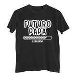 Remera Niño Color Frase Futuro Papa En Proceso Barra