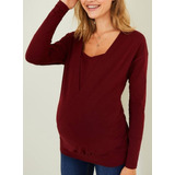 Sweater Lanilla Elasticada, Embarazo Y Lactancia