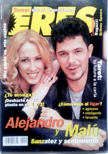 Eres Alejandro Sanz Malu Cardigans Ragazzi Britney Spears.  