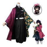 6pcs Disfraz De Uniforme Kimetsu Nezuko Kisatsutai Halloween