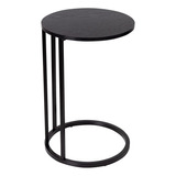 Honey-can-do Mesa Redonda C Negro Tbl- Negro