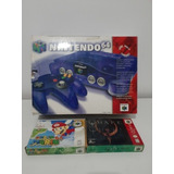 Nintendo 64 Série Multi Sabores+ Dois Jogos.