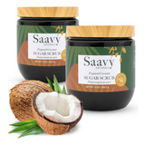 Saavy Naturals Exfoliante Corporal Sugar Scrub Coco Exotico 