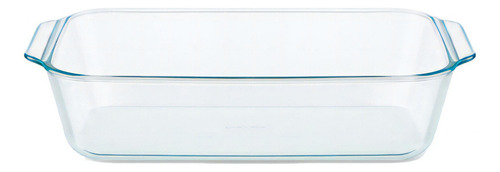 Fuente Rectangular Deep 28 X 18 Cm Pyrex Vidrio - Prestigio Color Transparente