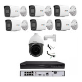 Nvr 08 Canais Hikvision / 06 Colorvu Ip  / Speed Dome 15x