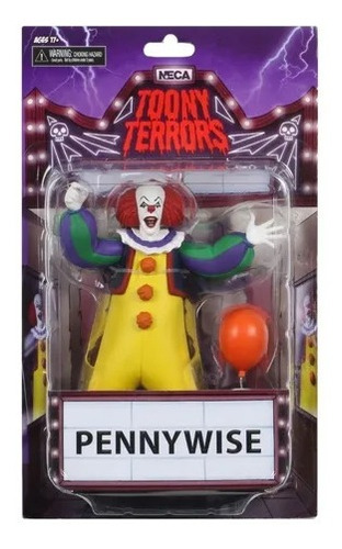 Neca Toony Terrors: It Eso 1990 - Pennywise 6 Polegadas